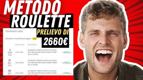 metodo vincente roulette